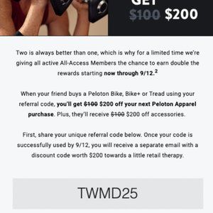 Peloton Code